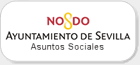 Logo y enlace al Ayuntamiento de Sevilla. Asuntos Sociales